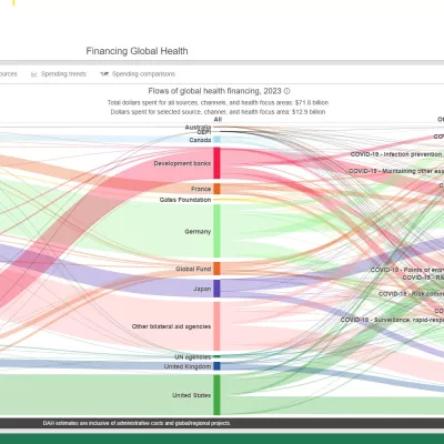 open the Financing Global Health visualization